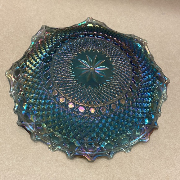 Carnival blue plate - Picture 3 of 3